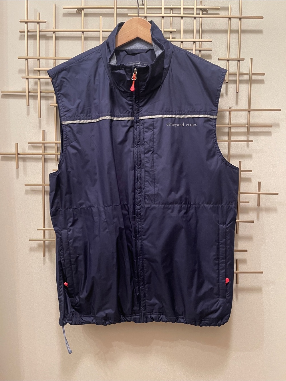 Vineyard Vines Navy Lightweight Men's Packable Vest